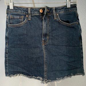 Forever 21 Casual Denim Mini Short Skirt, Small, Party, Going out, Date